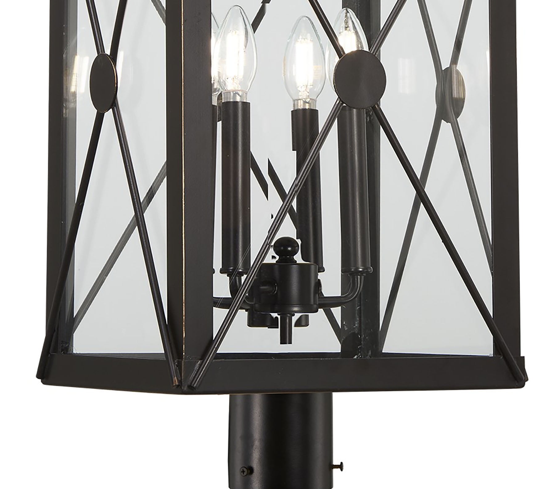 73296-143C-Minka Lavery-Great Outdoors - De Luz - 4 Light Outdoor Post Mount-32.25 Inches Tall and 12.5 Inches Wide
