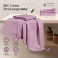 thumbnail image 6 of HEIRLOOM COMFORT Burgundy Wine Honeycomb Kitchen Towels 3 Pack, 16x26 Inch, 100% Cotton, Fast Dry, Ultra Absorbent, Soft & Washable Dish Cloths for Home, Restaurants, Cooking & Cleaning, 6 of 6