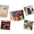 thumbnail image 2 of Tela estampada de algodón de varios colores precortada, tela de retales, tela de costura de retazos, puntos de flores, costura artesanal, acolchado, artesanía hecha a mano, 2 of 5