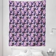 thumbnail image 1 of Unicorn Tapestry, Mythical Animal with Colorful Mane Butterflies Stars Crescent Moons Fantasy World, Fabric Wall Hanging Decor for Bedroom Living Room Dorm, 5 Sizes, Multicolor, by Ambesonne, 1 of 1