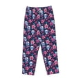 thumbnail image 4 of Haiem funny Skull daisy flower Women's Pajama Pants Ultra Lightweight Pjs Bottoms Sleepwear Bottom Pants With Pocket Drawstring-XX-Large, 4 of 7