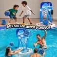 thumbnail image 3 of Canasta de baloncesto para piscina Thusine Floating para niños de 3 a 12 años con 4 pelotas, 3 of 6