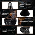 thumbnail image 3 of Simple Deluxe 25W Mini Ceramic Heat Emitter Reptile Heat Lamp Bulb No Light Emitting Brooder Coop Heater for Amphibian Pet & Incubating Chicken, 2-Pack, 3 of 7