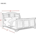 thumbnail image 3 of Picket House Furnishings Conley Cherry Queen Sleigh Bed, 3 of 3