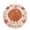 Burnt Orange Terracotta, variant on Welcome Sign Front Door Decorations, Brown Thanksgiving Round Wall Art Outdoor Metal Wreaths, Farmhouse Fall Cones Leaves Berry Seasonal Hanging Sign for Home Porch Decor Warming Gift 12 In