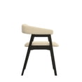 thumbnail image 4 of Alpine Furniture Cove Upholtered Set of 2 Dining Chairs in Vintage Black, 4 of 6