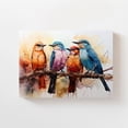thumbnail image 2 of Cuadro Pájaros Acuarela Color Moderno En Lienzo Canvas, 2 of 4