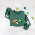 thumbnail image 4 of Craaazy Women's Crewneck Long Sleeve Sweatshirts St. Patrick's Clothes Gifts, 4 of 6
