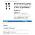 thumbnail image 2 of Front Strut and Coil Spring Assembly 2 Piece Kit - Compatible with 2002 - 2005 Mitsubishi Lancer ES (Excludes Ralliart, OZ Rally, LS, and Sportback Models) 2003 2004, 2 of 2