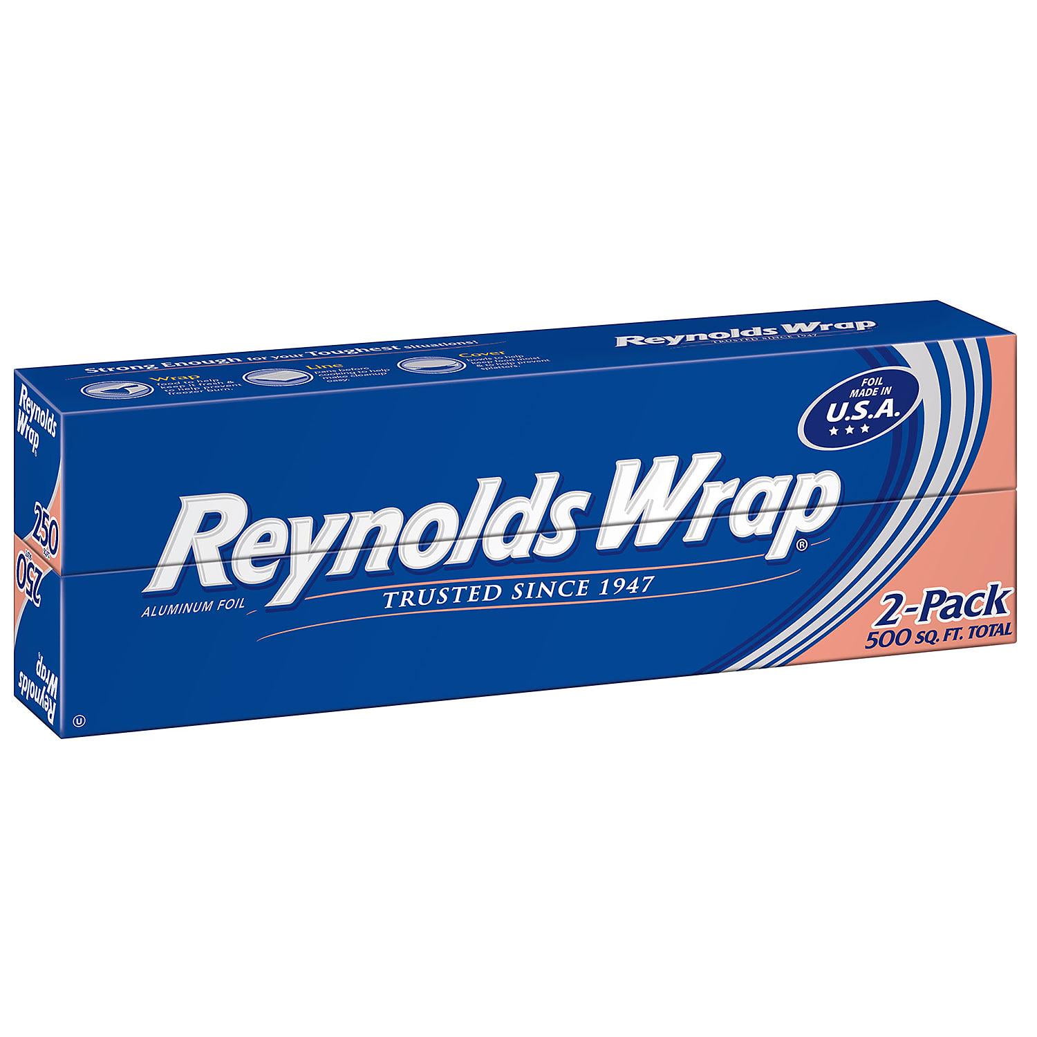 8 6 12 Reynolds Wrap Standard Aluminum Foil Roll 12 in x 15 ft pack 4 10 