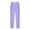 Purple, variant on Men Casual Pants Mens Straight Leg Pants Elastic High Waisted Home Trousers Plaid Comfortable Loose Trousers Hotel Fall Winter Pants Purple