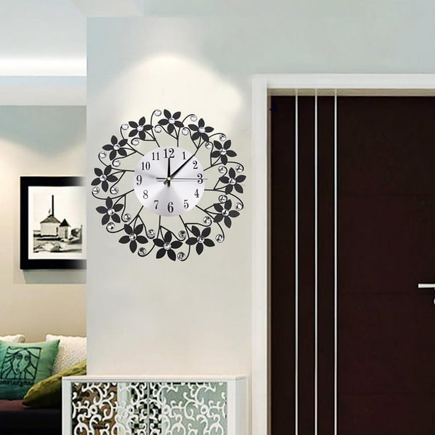 Wall Clock, Metal Modern Fashion Wall Clock, Decor For Home Hotel Office 