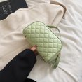 thumbnail image 1 of Bolsas De Maquillaje Bolso cosmético de la PU con el bolso cosmético del artículo de tocador de la rejilla del diamante de la cremallera para el viaje femenino Likrtyny Cuidado Belleza, 1 of 9