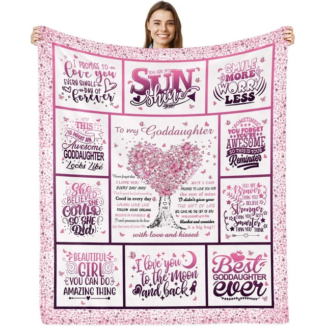 LHSHID Granddaughter Gifts from Grandma Granddaughter Birthday Gifts Granddaughter Gifts Gifts for Granddaughter Granddaughter Blanket from Grandparent to My Granddaughter 30x40in