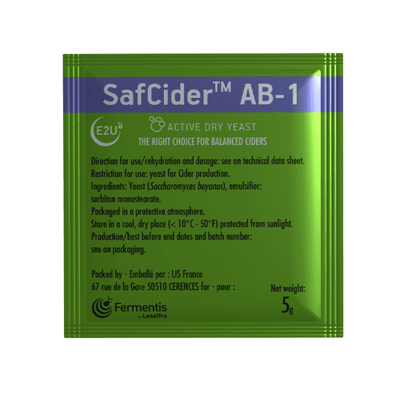 Fermentis Safcider Dry Cider Yeast