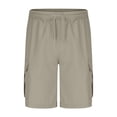 thumbnail image 7 of QNANSPI Boys Summer Cargo Shrots Elastic Waist Drawstring Shorts Lightweight Casual Shorts with Multi Pockets 5-15Y, 7 of 7