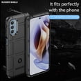 thumbnail image 2 of Super Shock Resistant for Motorola Moto G31 Case,Heavy Duty Shockproof Military Grade Drop Tested Case Phone Cover for Moto G41/G31 HD Black, 2 of 7