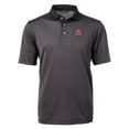 thumbnail image 2 of Men's Cutter & Buck Black Tampa Bay Buccaneers Big & Tall Virtue Eco Pique Micro Stripe Recycled Polo, 2 of 3