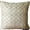 Ivory, variant on Purple Throw Pillows Cover Couch, Lattice Trellis Throw Pillows Cover, 14x14 inch (35x35 cm) Pillow Cover, Square Silk Throw Pillows Cover, Geometric, Modern - The Class Effect