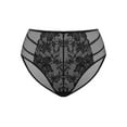 HSIA Sexy Lace High Cut Panties Breathable Mesh Briefs Underwear 3 Pack