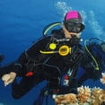 thumbnail image 3 of Capucha de Buceo Traje de Neopreno Térmico Gorro de Neopreno de 2,5 mm Gorros de Natación con Correas para la Barbilla para Esnórquel Deportes Acuáticos 2 Piezas Capuchas de Natación, 3 of 5