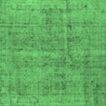 thumbnail image 1 of Ahgly Company Indoor Square Oriental Emerald Green Industrial Area Rugs, 4' Square, 1 of 4