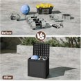 thumbnail image 4 of Boîte de Terrasse Étanche et Verrouillable, Boîte de Rangement Extérieure en Résine de Style Rotin pour Coussins de Rangement de Patio, Outils de Jardin et Accessoires de Piscine, Boîte de Terrasse Durable Résistante aux Intempéries, 4 of 7