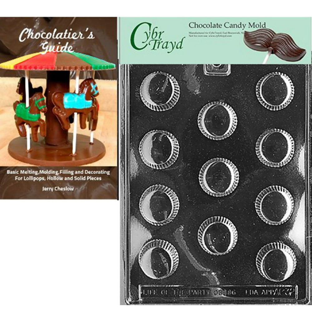 Cybrtrayd Medium Peanut Butter Cup Chocolate Candy Mold with Our