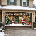 thumbnail image 4 of Trovenix Christmas Garage Door Banner Large Festive Holiday Background Flag Xmas Decorative Cover for Garage Door Outdoor Indoor Home Party, 4 of 9