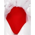 thumbnail image 5 of Miutii Kids Girls Christmas Dance Dress Sleeveless Sequins Striped Ballet Tutu Dress Figure Ice Skating Leotard Red 16, 5 of 7