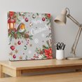 thumbnail image 4 of Ships Next Day Canvas Wall Art 16"x16", Merry Christmas Wood Framed Canvas Print Painting, Poinsettia Xmas Tree Snowflake Winter Ready to Hang Picture Wall Decor for Home Bedroom Kitchen Office, 4 of 9