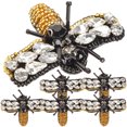 thumbnail image 1 of 6Pcs Rhinestone Patches Sewing Applique Insect Embellishment Decoration for Clothing Hats Backpacks, 1 of 9