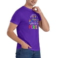 thumbnail image 5 of Doctors Says I Am Autistic Mom Says I Am Perfect Men'S Basic Short Sleeve T-Shirt Purple 6x-Large, 5 of 5