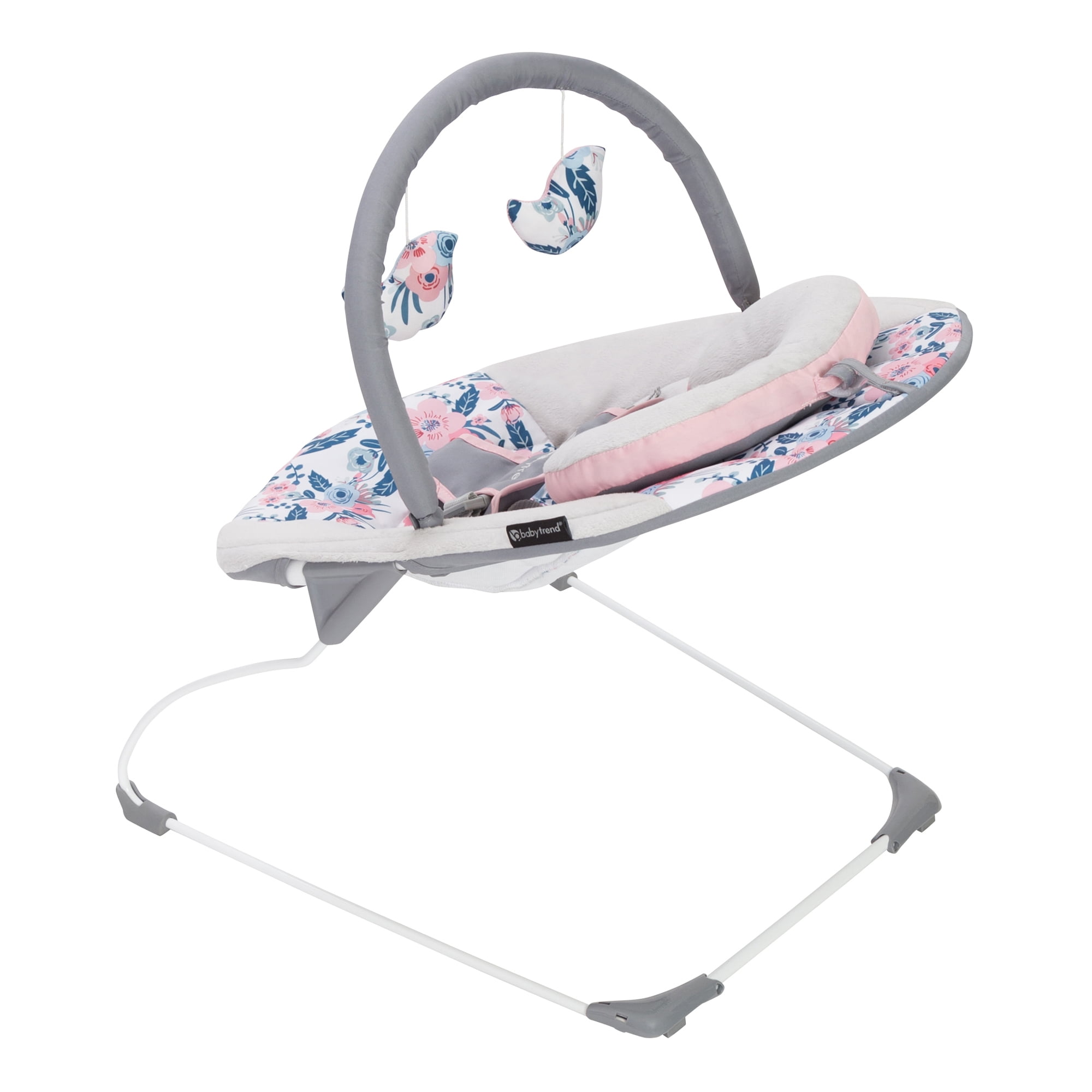 Baby Trend EZ Bouncer with Calming Vibration for Babies- Bluebell 
