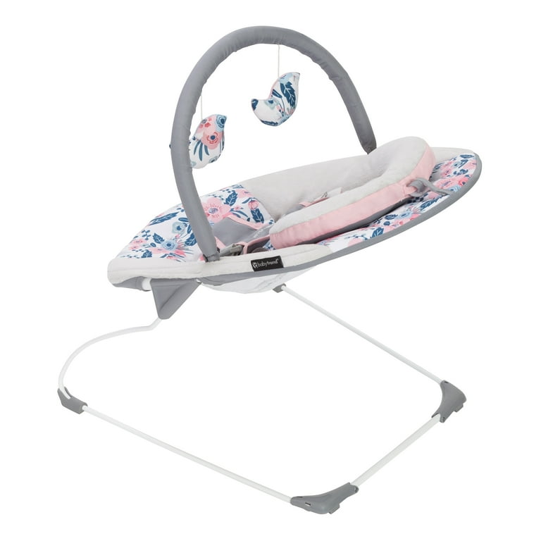 Baby Trend Smart Steps EZ Bouncer with Soothing Vibration Hanging Toys Bluebell Birds Walmart