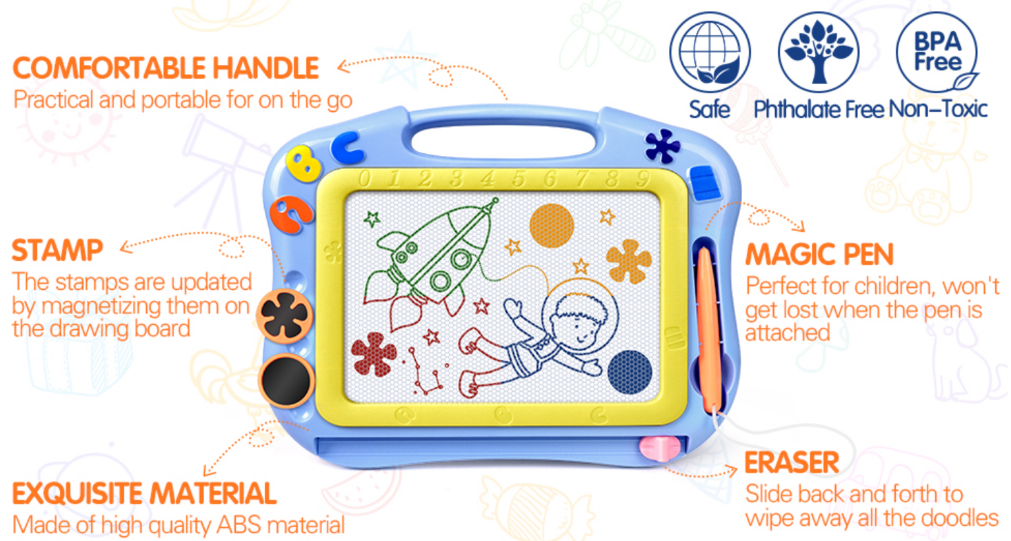 Toddler Toys for Girls Boys Age 1 2 3 4 Year Old Gift,Magnetic Drawing  Board,Erasable Writing Doodle Board for Kids,Preschool Toddler Travel Toys Magnetic  Writing Board for Kids,Easter Gifts - Yahoo Shopping