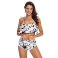 thumbnail image 2 of Ckdifva Full Flowers Womens High Waisted Bikini Set Two Piece Swimsuit Bathing Suits, 2 of 5