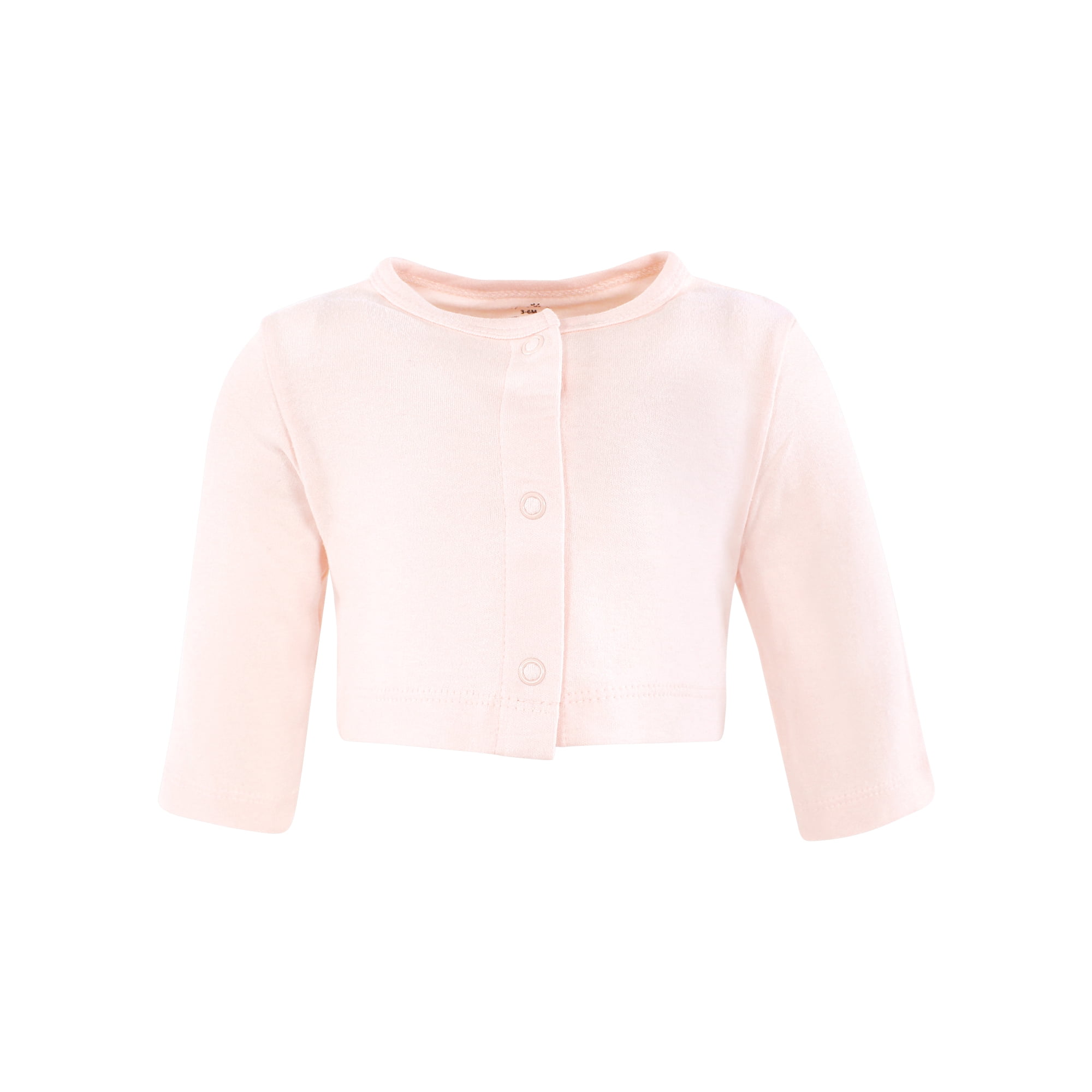 Touched by Nature Girls Organic Cotton Dress and Cardigan, Soft Wildflower, 6-9 Months
