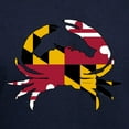 thumbnail image 3 of CafePress - Maryland State Flag Crab Hoodie (Dark) - Pullover Hoodie, Classic, Comfortable Hooded Sweatshirt, 3 of 4