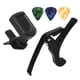 thumbnail image 1 of Juego de capo de guitarra, afinador de púas de capo de guitarra, afinador de púas de capo de guitarra, kit de afinador de guitarra meticulosamente diseñado, 1 of 8