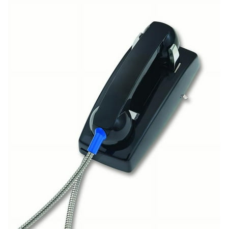 UPC: 0048044003335 | Cortelco 255400AHCNDL Wall Phone with Metal Cradle – Black ITT2554AHCNDLBK
