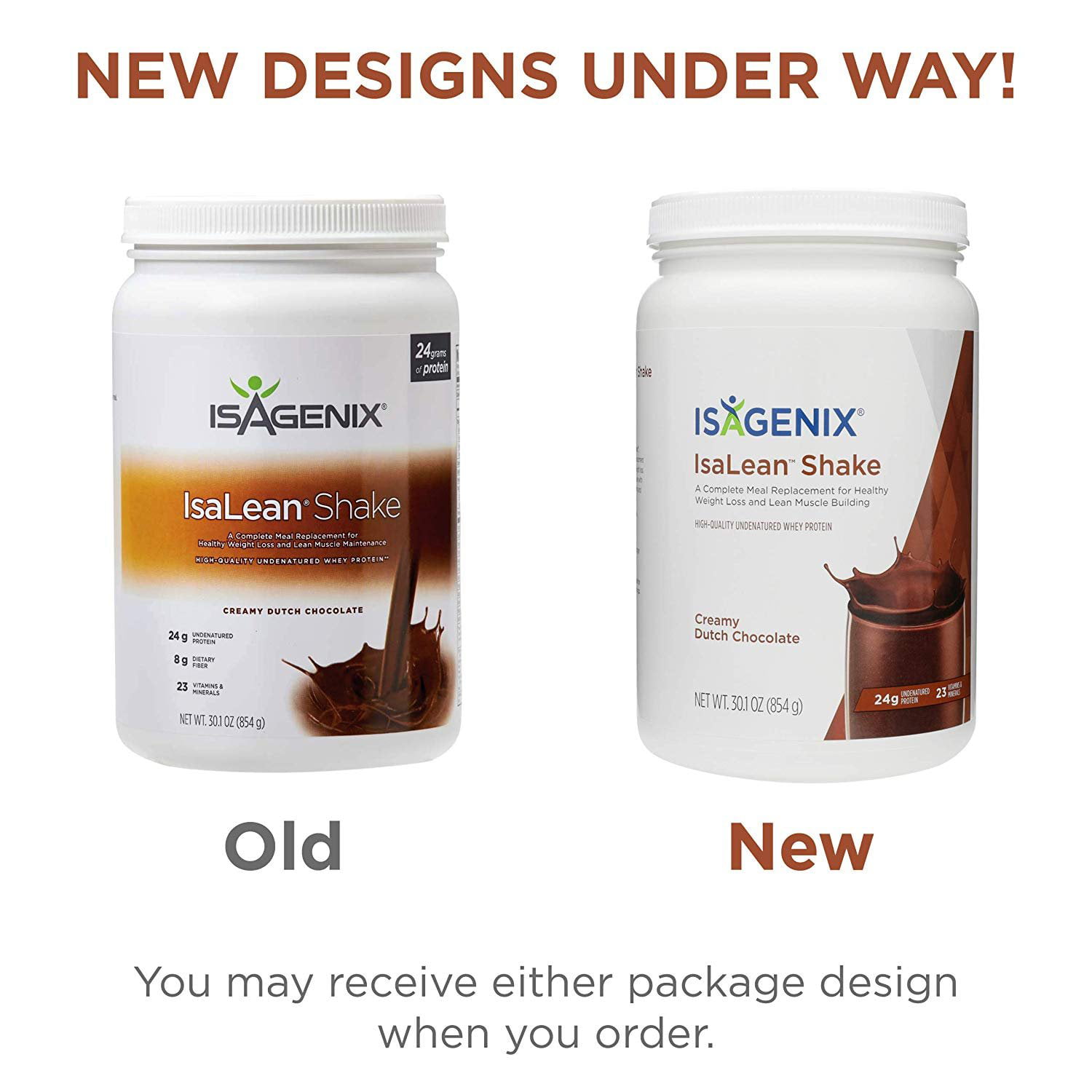 Isagenix IsaLean Shake - Nutrient-Dense Protein Powder for Ready-to-Drink  Shake - Creamy Dutch Chocolate, 14 Packets
