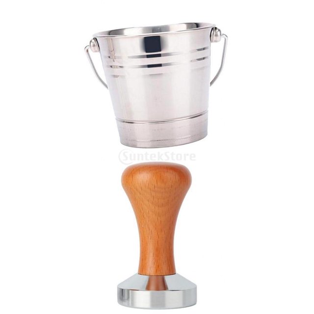 de de material acero Inoxidable, Enfriador de Cerveza de Champán Y Tamper de Macarena Cubeta de hielo