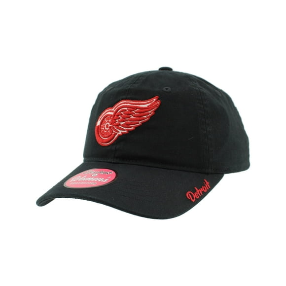 ZHATS Chapeau Ajustable sous Licence Officielle NHL pour Femmes Icône Petite Amie Noir