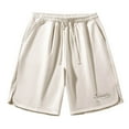 thumbnail image 1 of pstuiky Abreviatura para hombres, Pantalones cortos de verano para hombre, informales y cómodos, con bolsillo y cintura elástica y cordón ajustable. Pantalones cortos cargo, 1 of 2