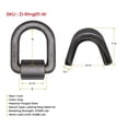 thumbnail image 2 of (10 Pack) 1" Heavy Duty Weld-On Forged D Ring 47,000 Lbs, 2 of 5