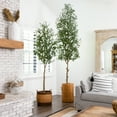 thumbnail image 5 of Nearly Natural 8ft. Artificial Olive Tree, Green, 5 of 6
