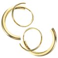 thumbnail image 2 of 2 pendientes de aro dobles en espiral con forma de hélice y trepadores, 2 of 5
