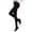 black, variant on Women’s 50D Velvet Pantyhose High Elasticity Seamless Tights Control Top Slimming Opaque Leggings Fall Spring