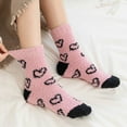 thumbnail image 4 of Women Furry Thickened Mid Tube Socks Warm Floor Socks Confinement Socks Women's Thick Running Socks Wide Womens Socks Basketball Uncle Support Softest Socks Empowering Socks 1000 Women Girl Low Socks, 4 of 6